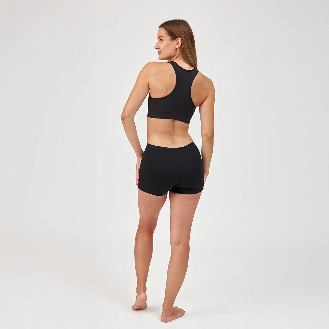 SNOCKS x femtis Period Panty - BLIX Shorts Period Stark  | Schwarz - Image 4