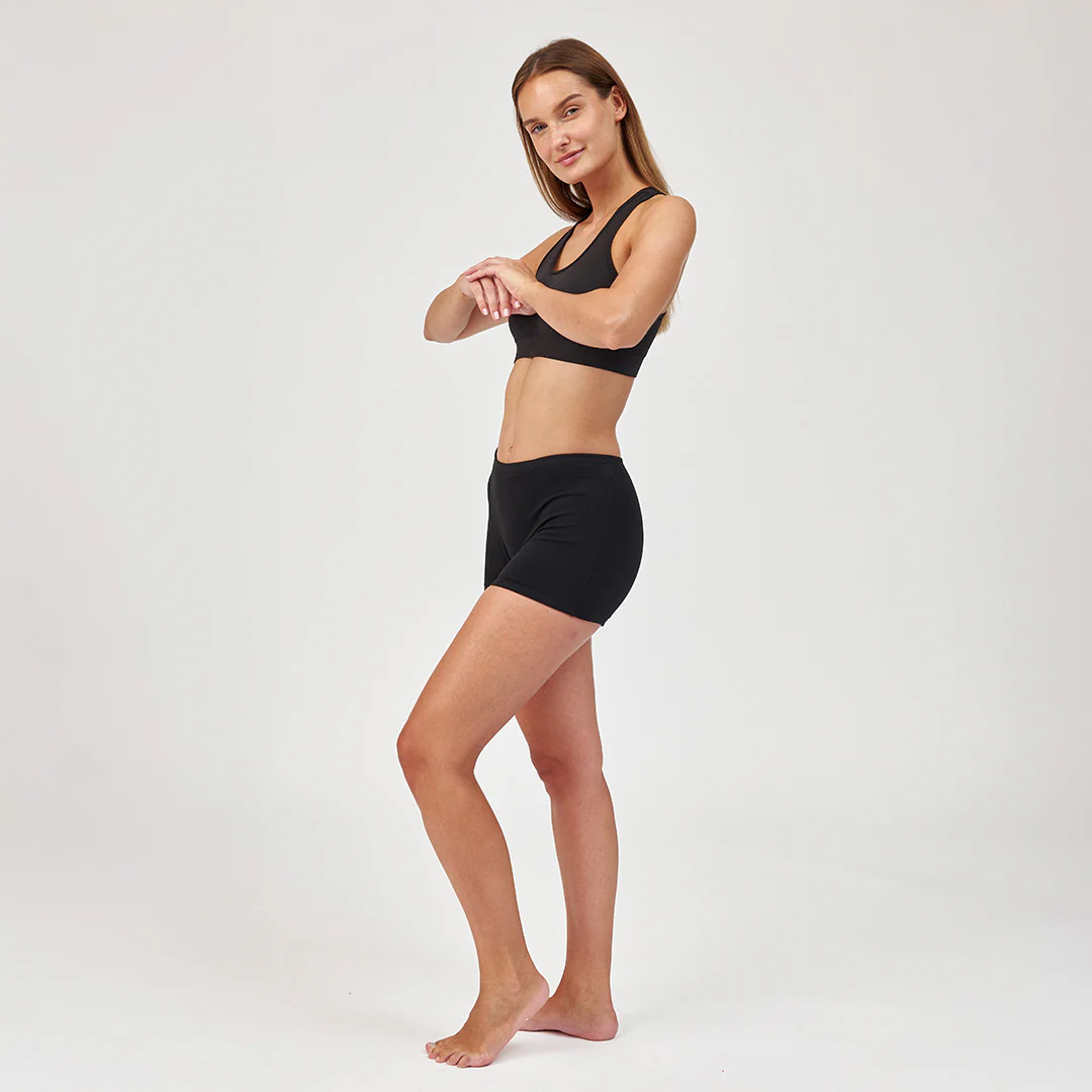 SNOCKS x femtis Period Panty - BLIX Shorts Period Stark  | Schwarz - Image 5