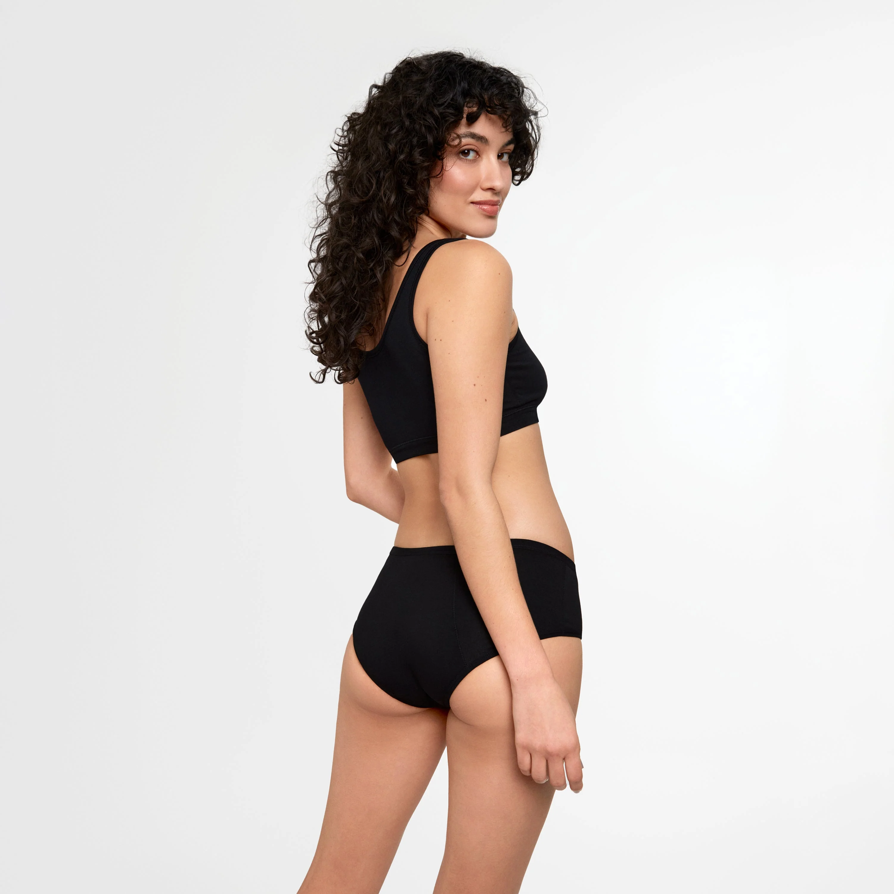 SNOCKS x femtis Period Panty - LENE Hipster | Schwarz - Image 5