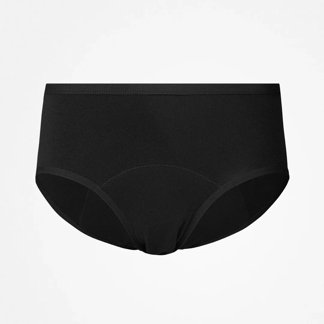 SNOCKS x femtis Period Panty - LENE Hipster | Schwarz - Image 6