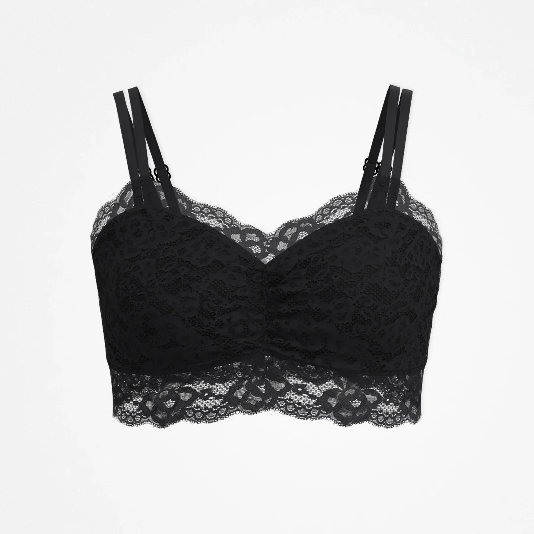 Spitzen-BH Plus Size | Schwarz