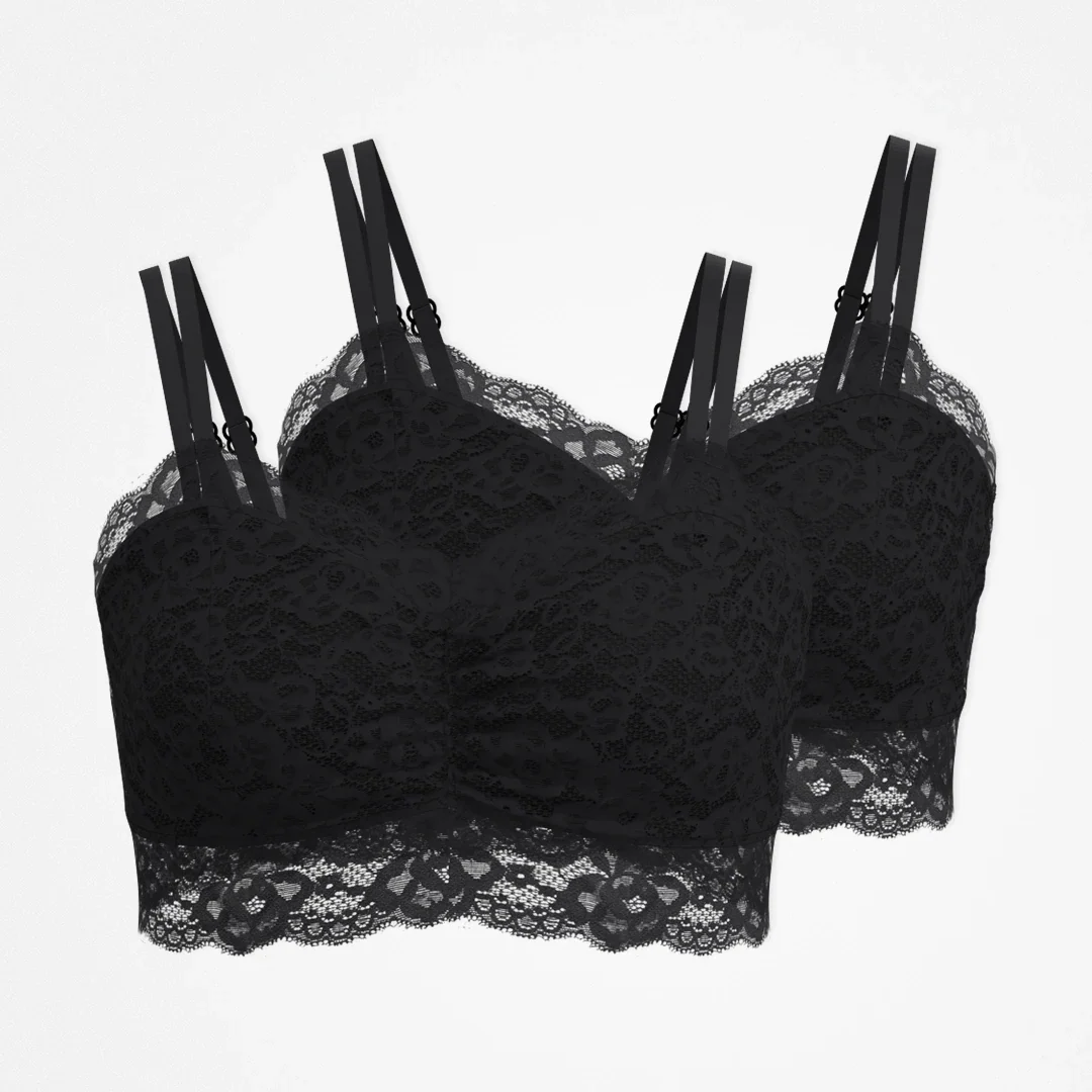 Spitzen-BH Plus Size | Schwarz - Image 10