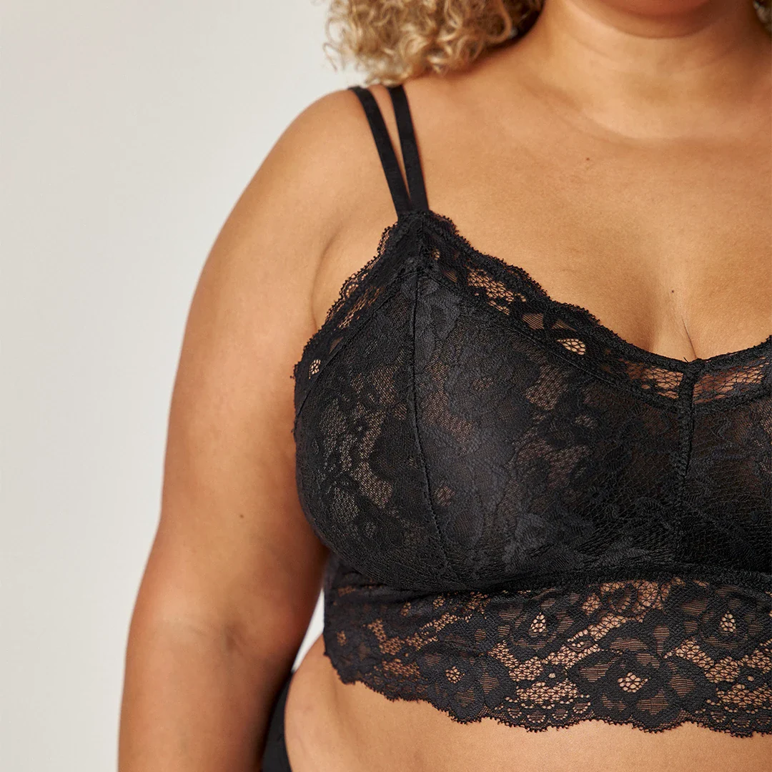 Spitzen-BH Plus Size | Schwarz - Image 2