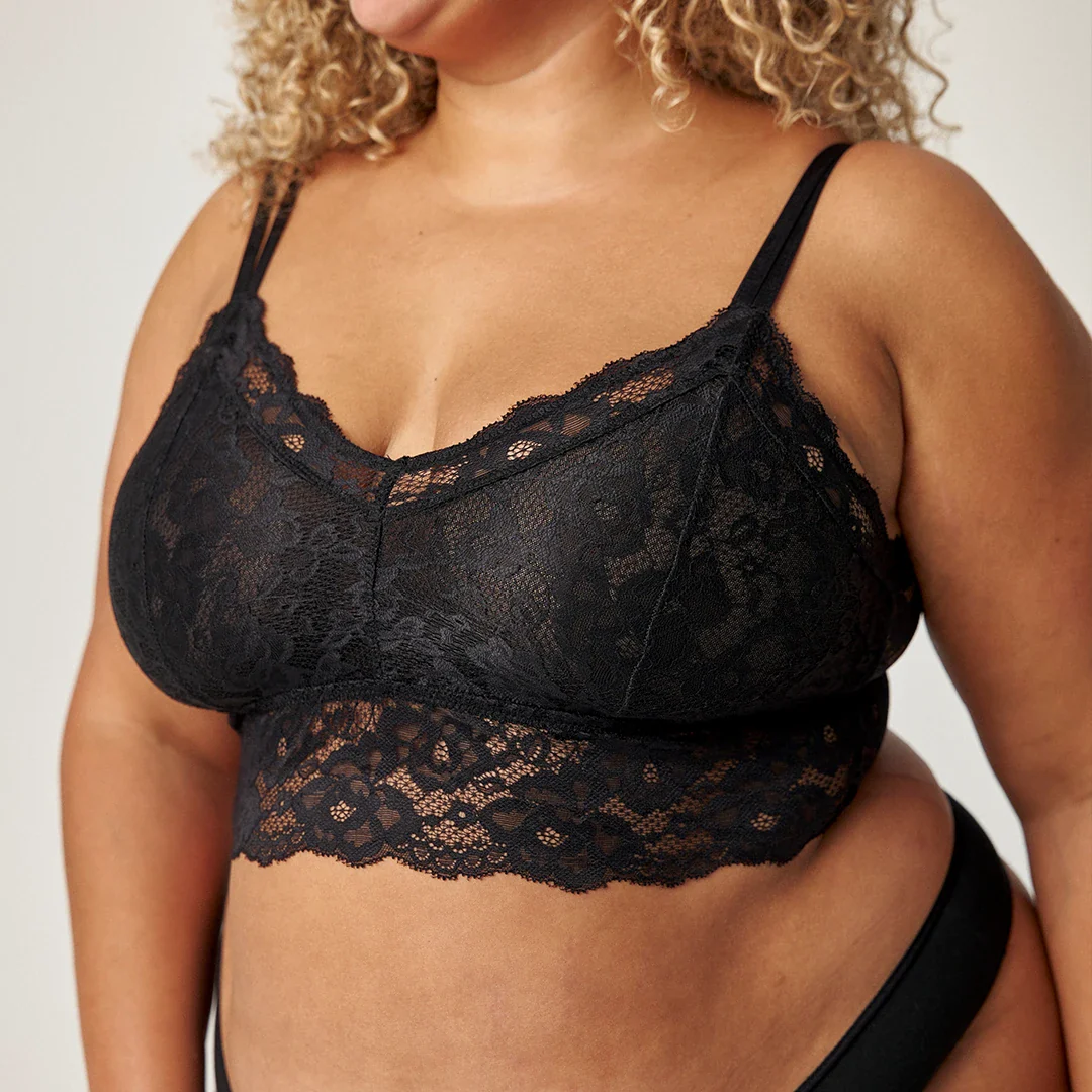 Spitzen-BH Plus Size | Schwarz - Image 6