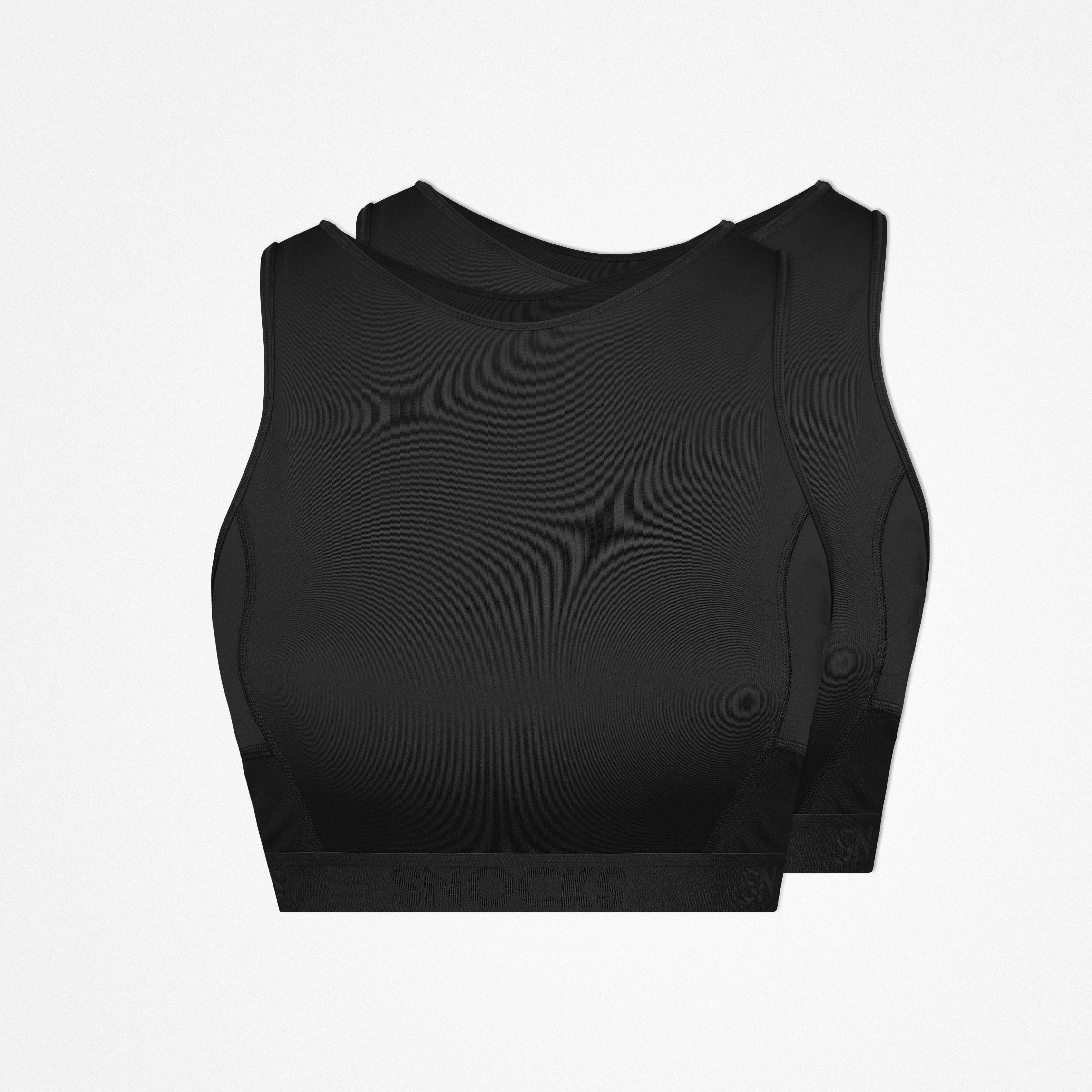 Sport-BH mit Logo | Schwarz - Image 12