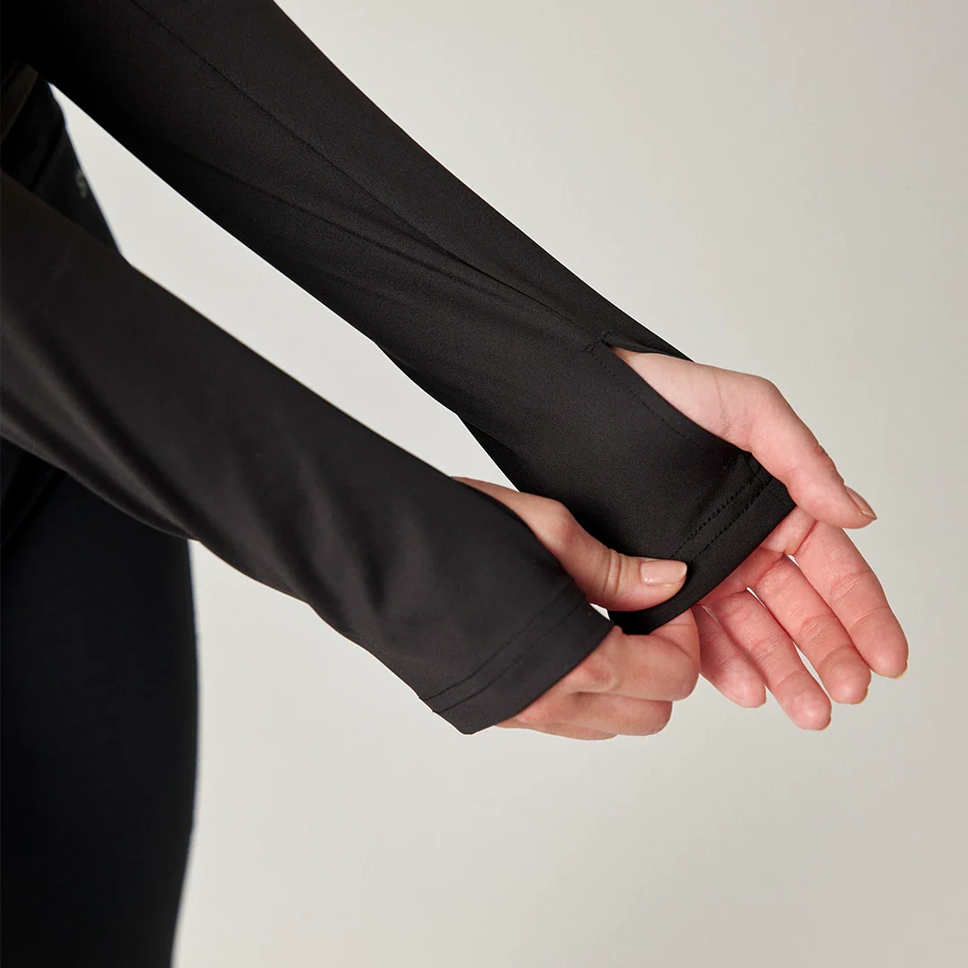 Sportjacke Damen mit Reißverschluss | Schwarz - Image 7