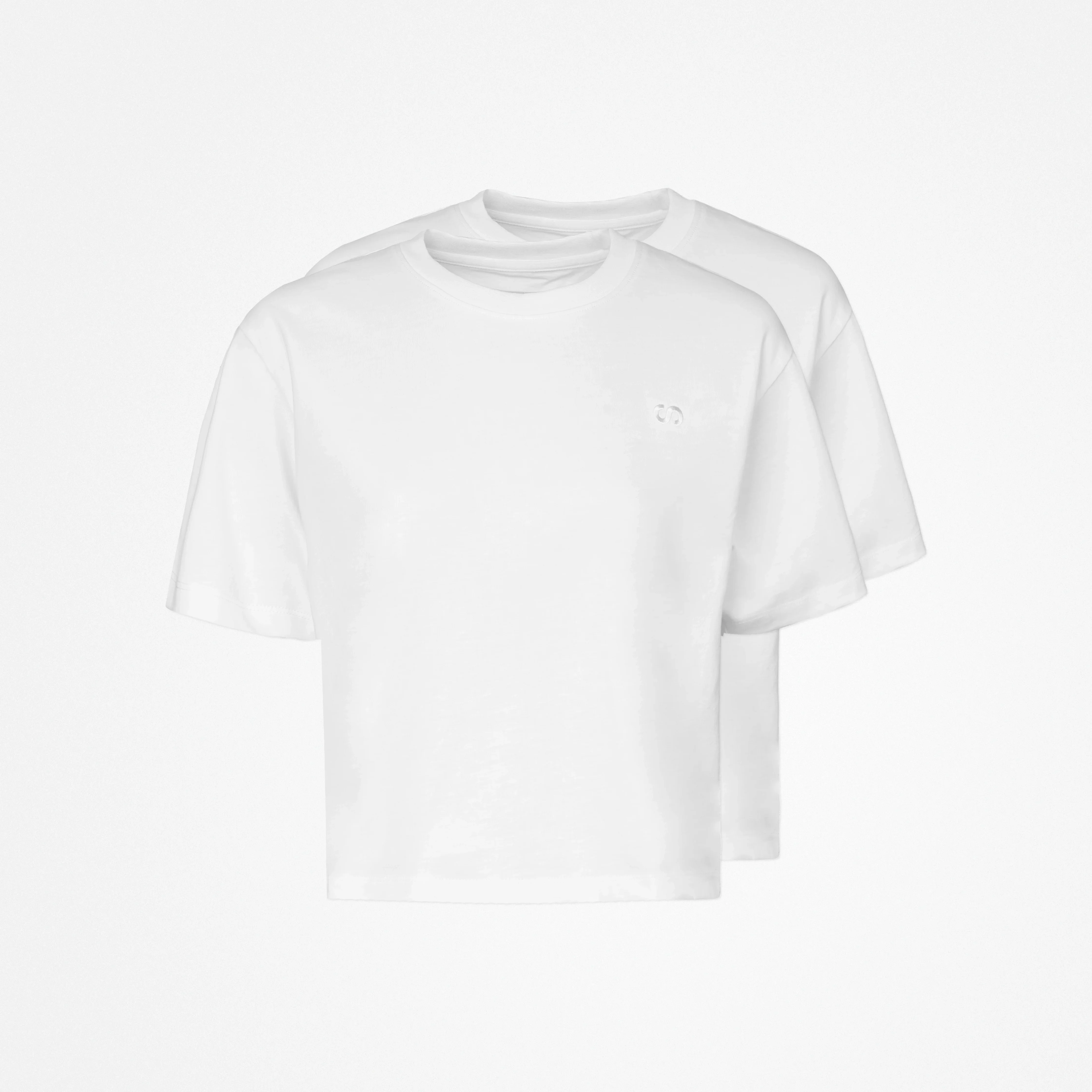 T-Shirt Cropped Damen | Weiß - Image 11