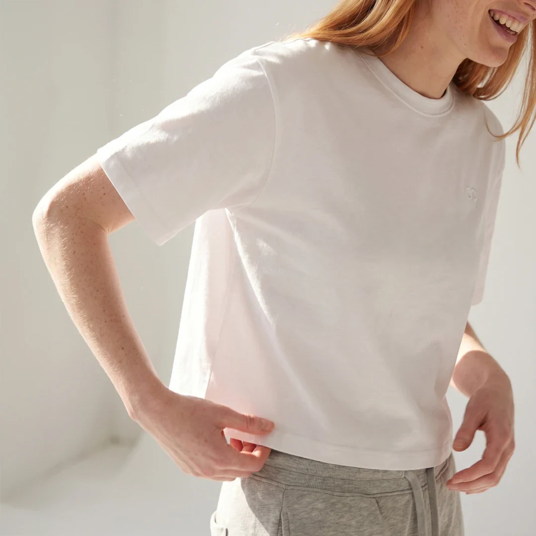 T-Shirt Cropped Damen | Schwarz - Image 5