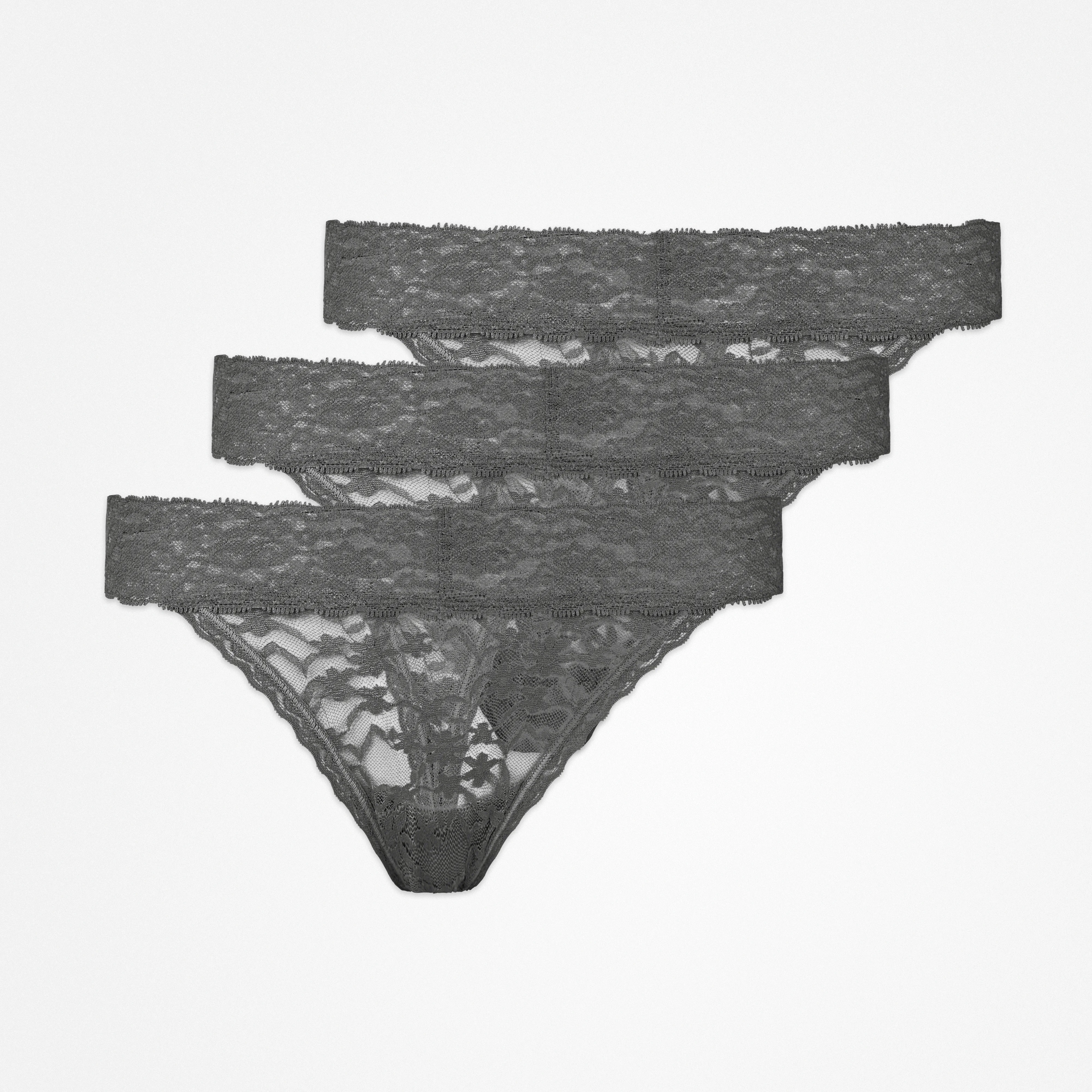 Tangas aus Spitze | Grau - Image 12