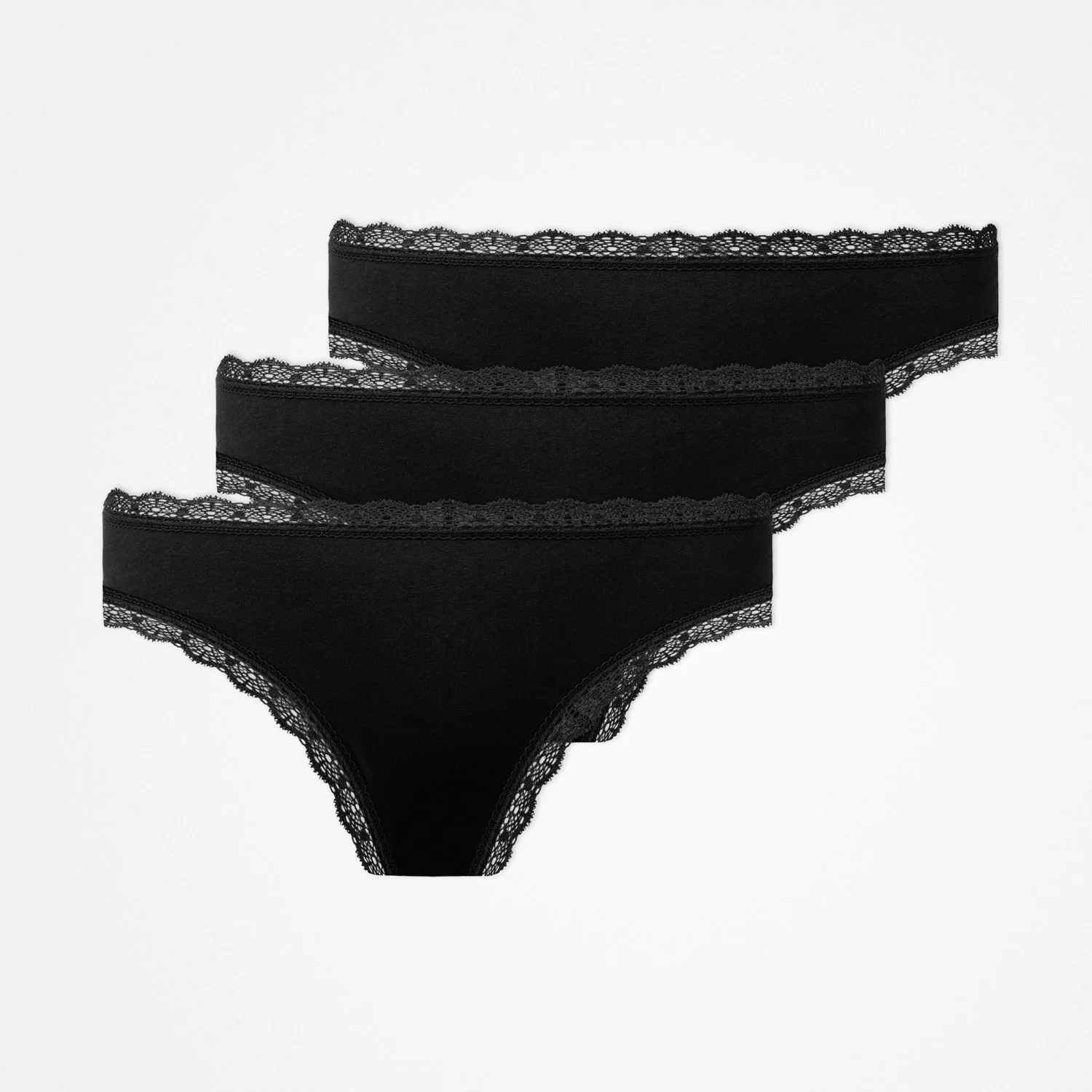 Tangas mit Spitze | Schwarz - Image 12