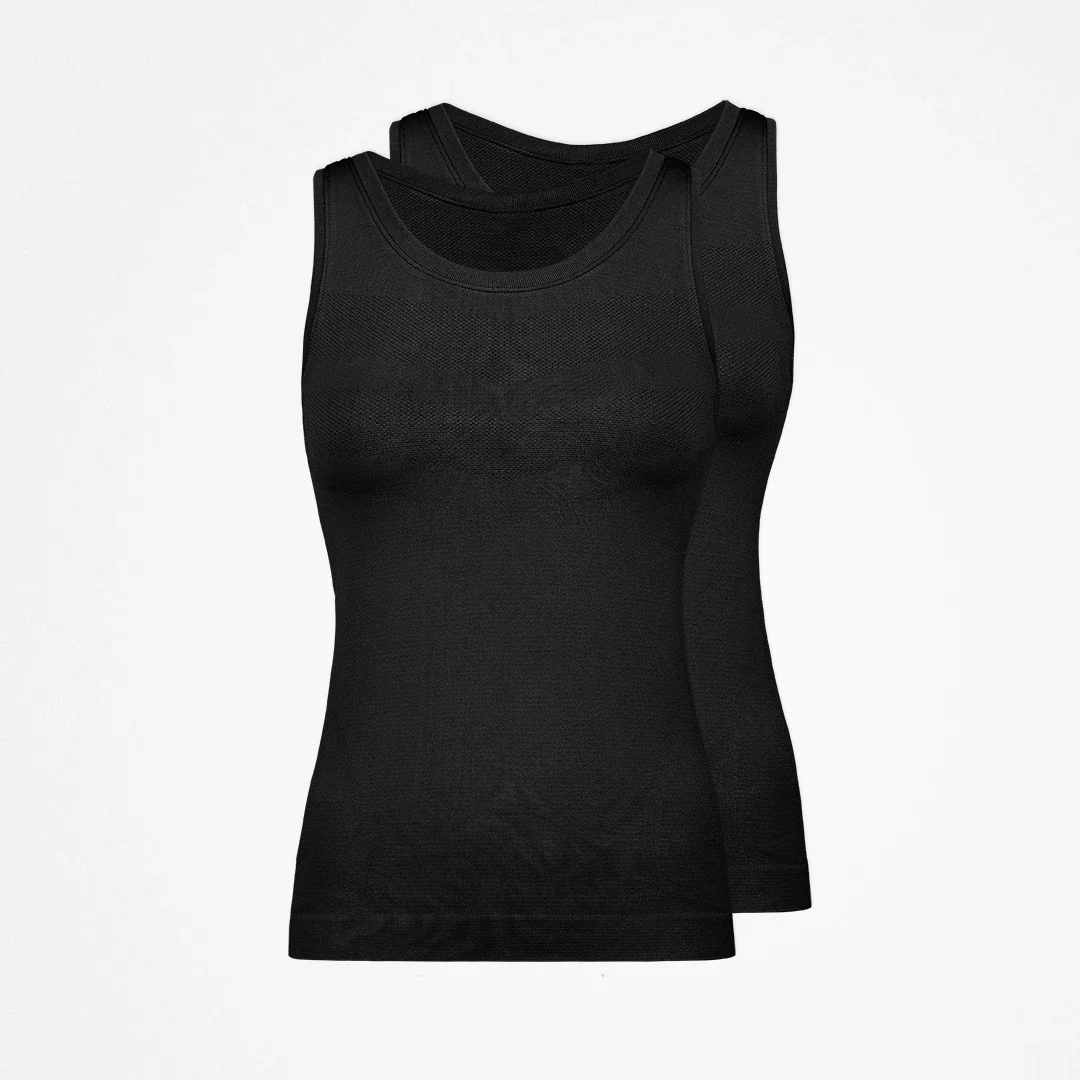 Tank Top Seamless Damen | Schwarz - Image 10
