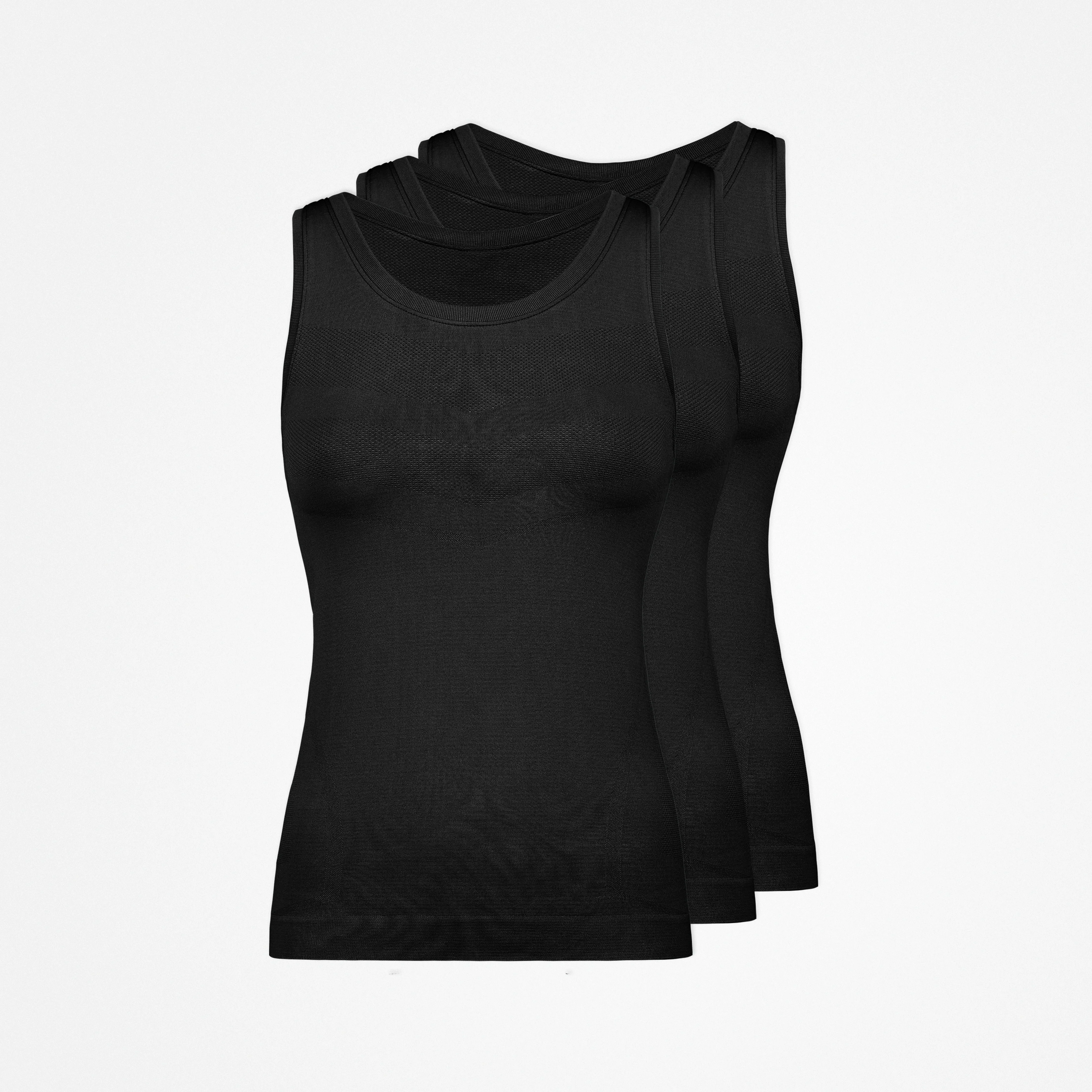 Tank Top Seamless Damen | Schwarz - Image 11