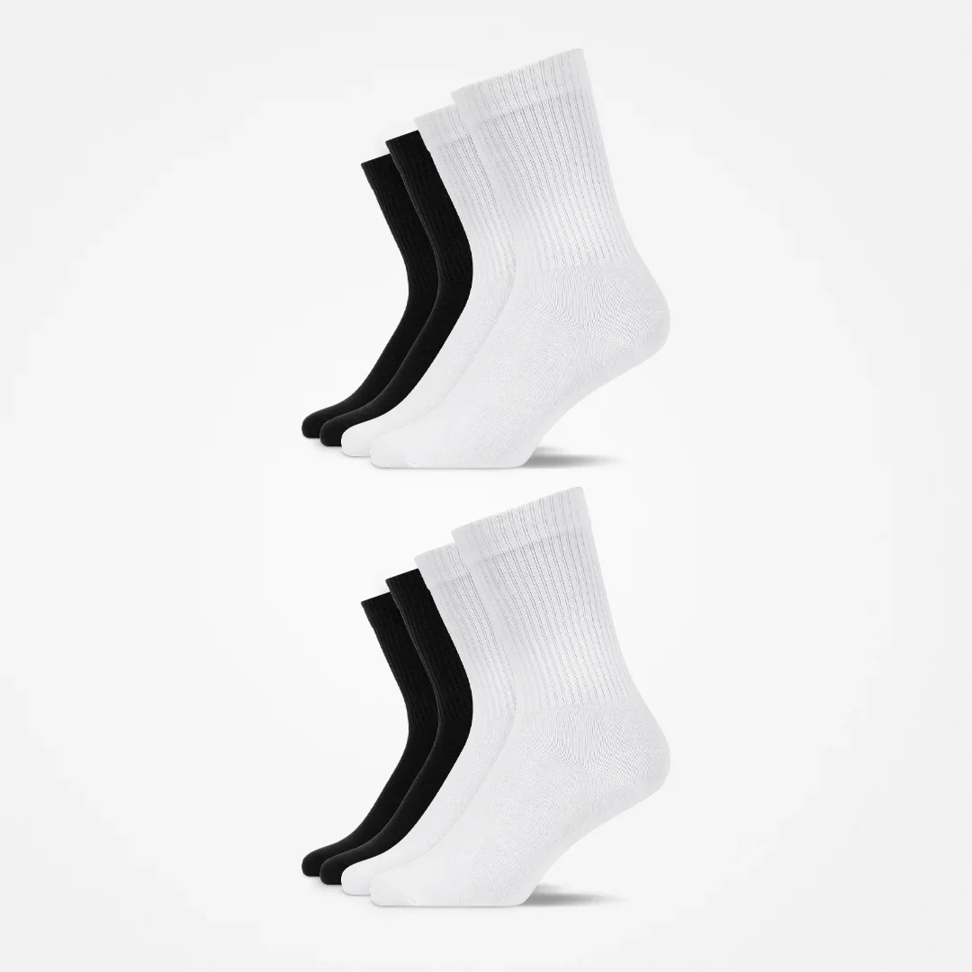 Tennissocken | Schwarz-Weiß - Image 8