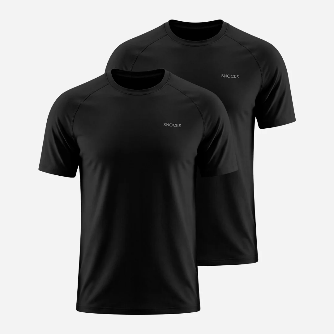 Trainingsshirt Raglan Herren | Schwarz - Image 10
