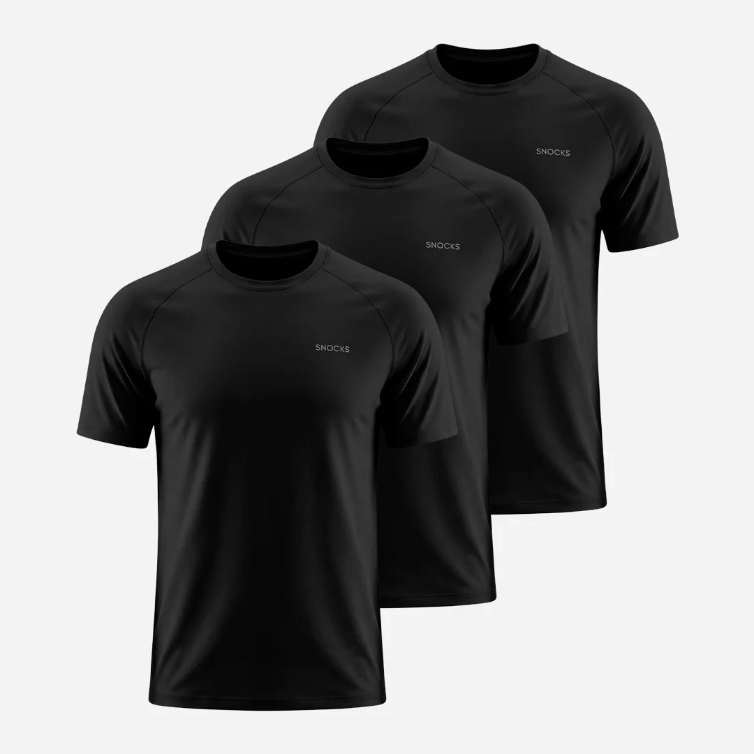 Trainingsshirt Raglan Herren | Schwarz - Image 11