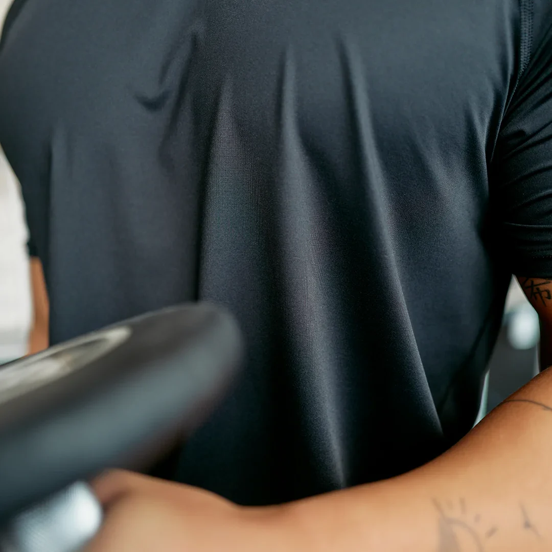 Trainingsshirt Raglan Herren | Silber Grau - Image 4