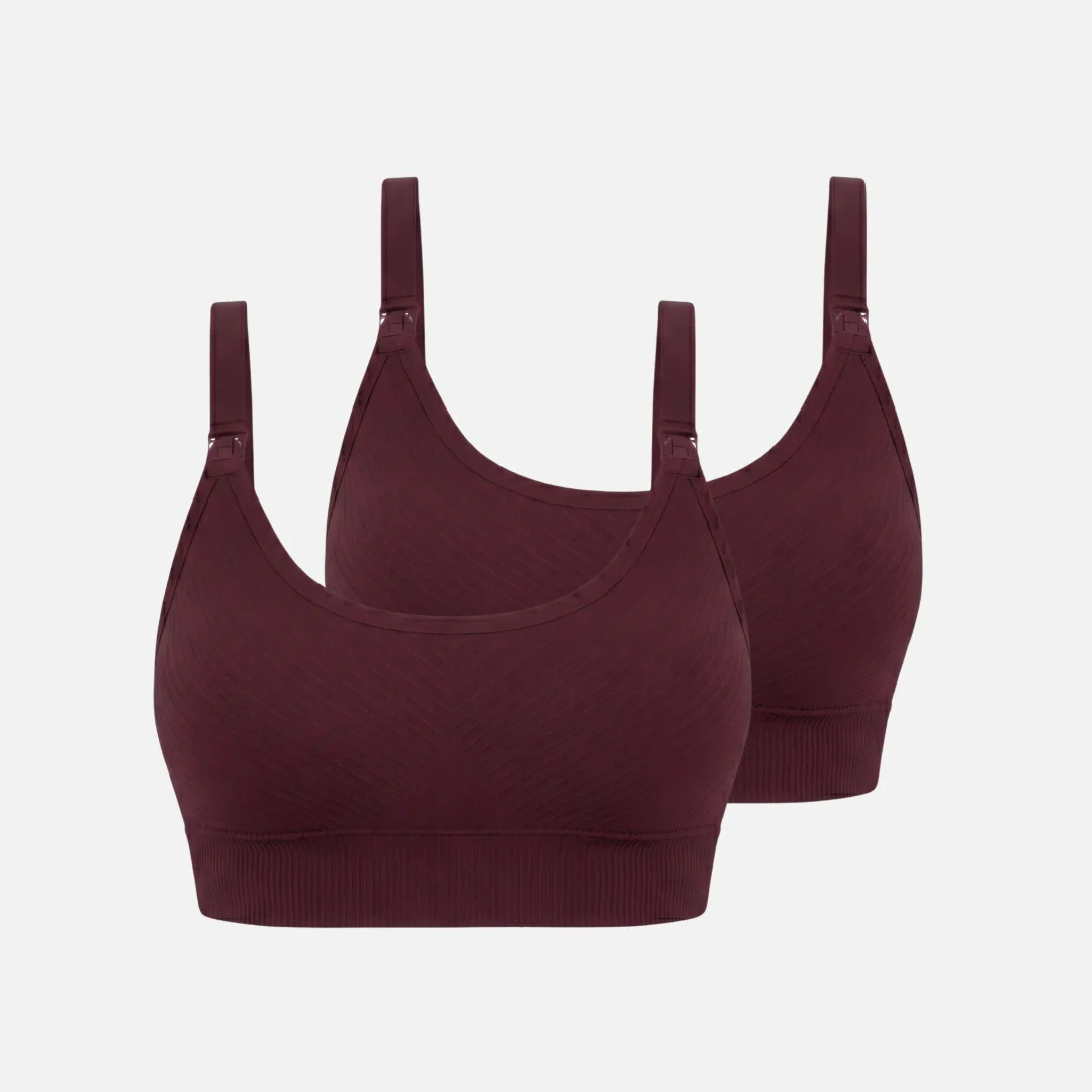 Umstands-BH Seamless | Dunkelrot - Image 10
