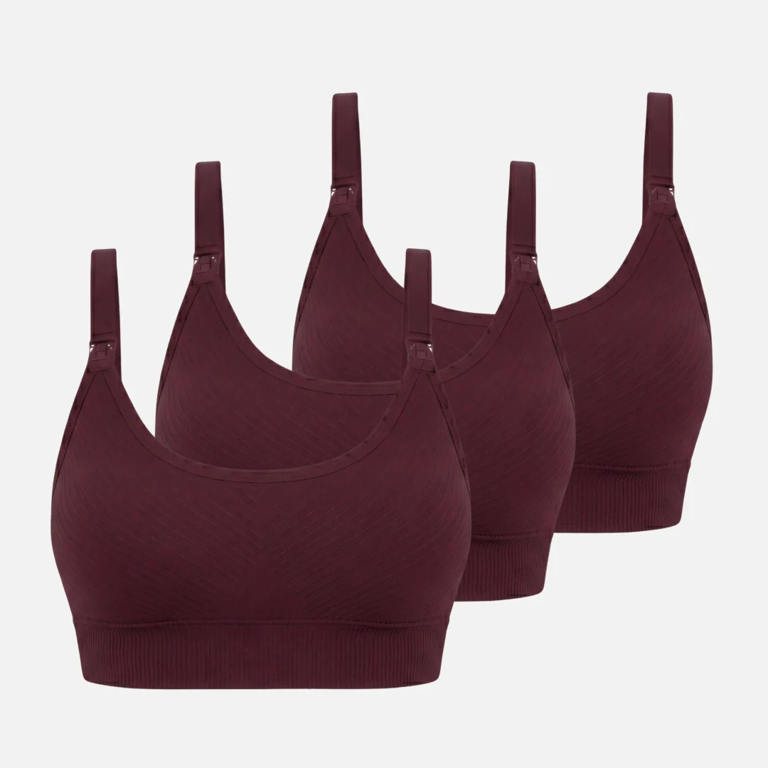 Umstands-BH Seamless | Dunkelrot - Image 11