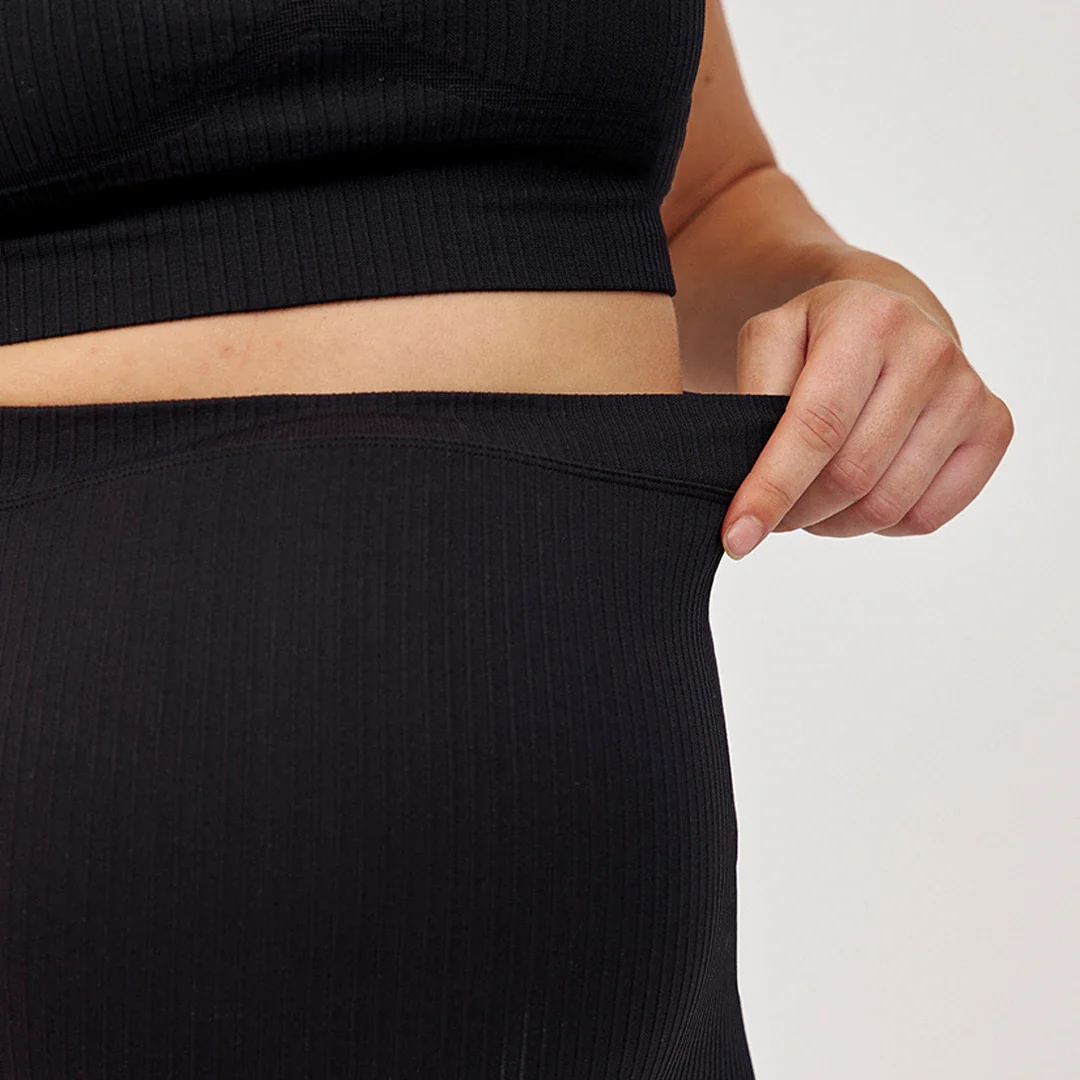 Umstandsshorts Seamless | Schwarz - Image 5